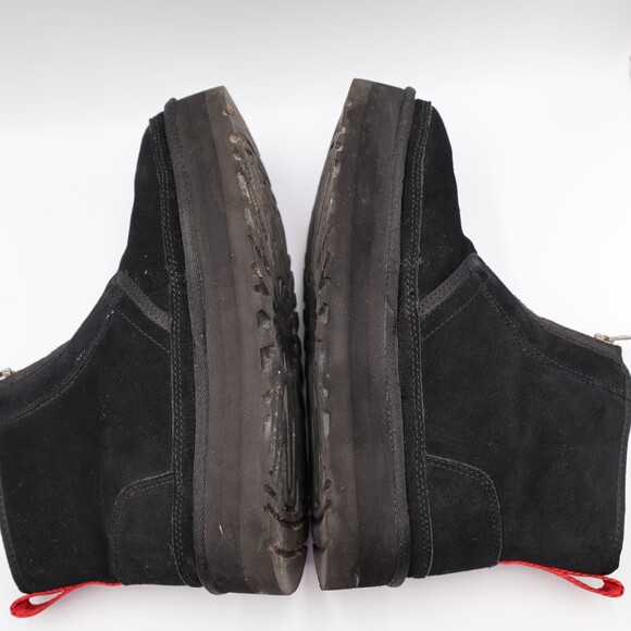 UGG NEUMEL Women's US 9.5 Zip Platform Suede Booties Black - Picture 8 of 9